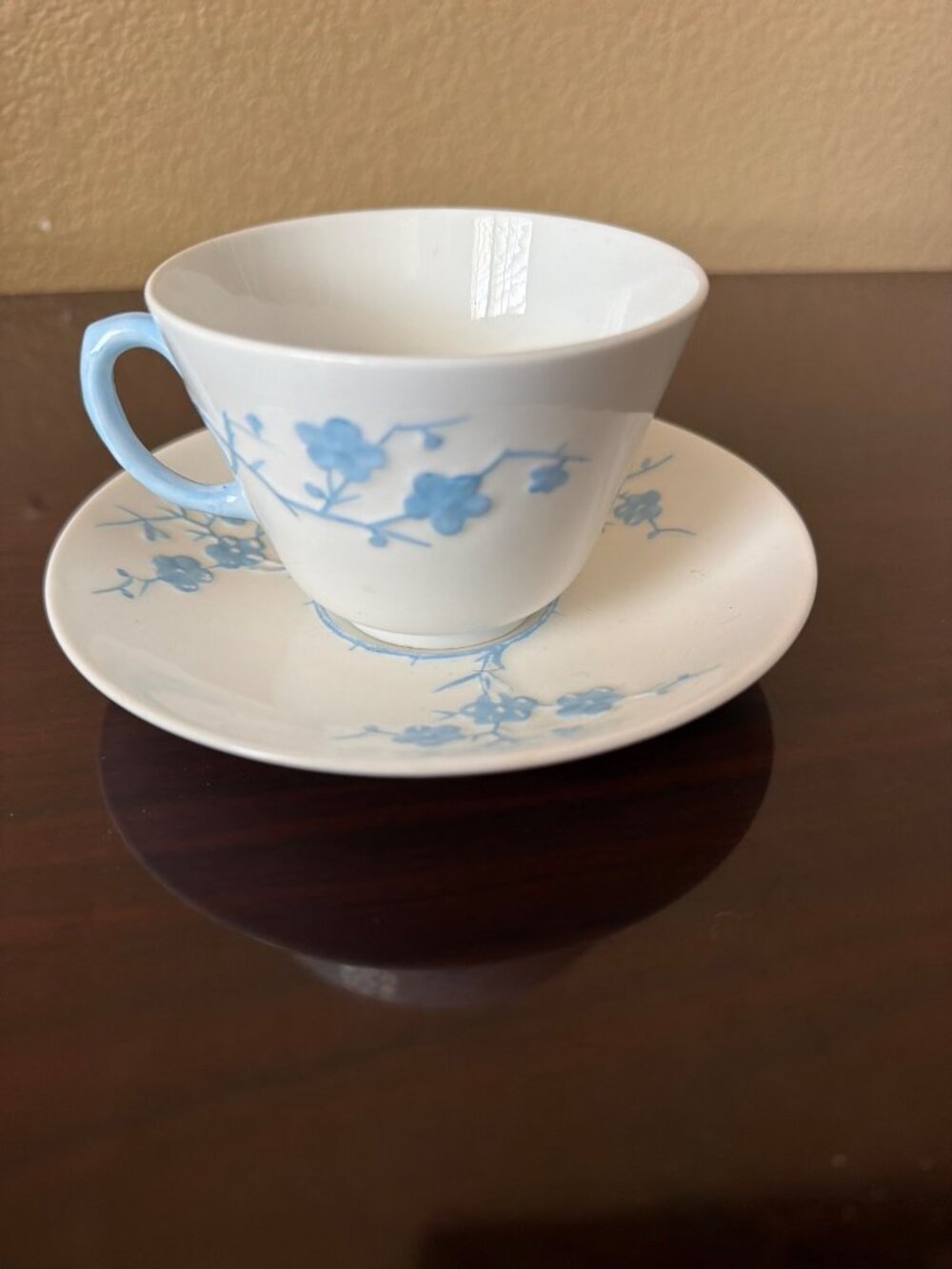 Vintage Spode Copeland's China Blanche de Chine Teacup & Saucer Set England - Picture 3 of 10